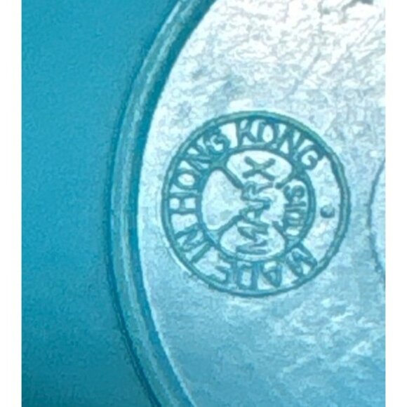 Marx Little Hostess Plates Blue Plastic Miniature Plates 7/16" Set Of 4 Vtg - Picture 6 of 6